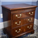 F33. Hickory Chair 3 drawer bachelor chest. 